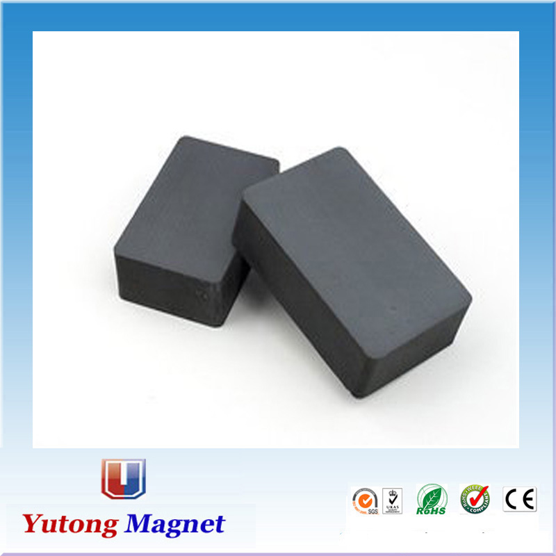 Block ferrite magnet